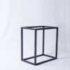 Куб металический черный 250*250*150