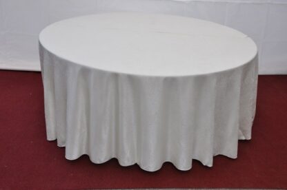 Скатерть для круглого стола белая 2013